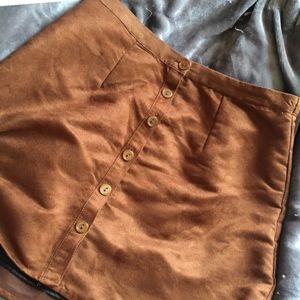 Brown skirt